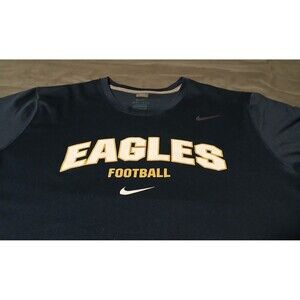 Nike Dri-Fit Eagles Football. Men 2XL T-Shirt. Navy Blue.